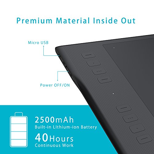 Huion Inspiroy Q11K Wireless Graphic Drawing Tablet with 8192 Pressure Sensitivity