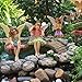PRETMANNS Fairy Garden Pond Accessories - Miniature Fairies Set – 3 Fairy Figurines & Sign with a Beautiful Large Crafted Lily Pond (8.3