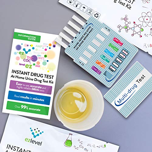 EZ Level 6 Panel Drug Test Multi-Drug Testing Kit Screen Dip Card (3 Pack) - Thumbnail 3