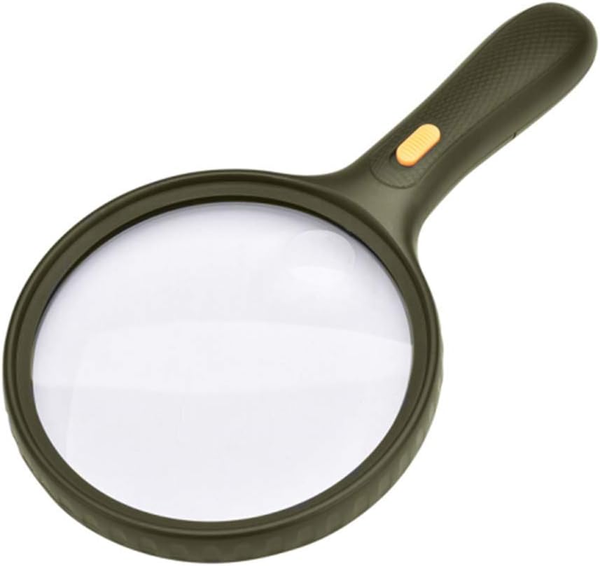 Very Popular Kongzir Handheld Reading Optical Glass With 3 Led Lights 138mm Large Lens Large Diameter Glass 70 Off Cheap Sice Si Org