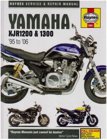 Yamaha XJR1200 and 1300 Service and Repair Manual: 1995 to 2001 (Haynes Service and Repair Manuals)