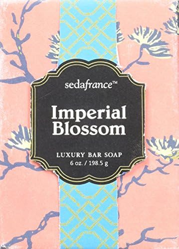 Seda France Jardins Du Paper-Wrapped Bar Soap, Imperial Blossom, 6 Ounce (Pack of 12)