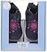 Robeez Girls' Soft Soles, Flowerbomb Navy, 6-12 Months M US Infant