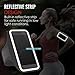 MoKo Armband for iPhone 8 / iPhone 7 / 6s / 6, Sweatproof Sports Armband Running Arm Band for iPhone 8, 7, 6S, 6, 5S, 5, Galaxy S9, S8, S7 Edge, BLU 5.0, Moto G, Silver (Fits Arm Girth 10.8