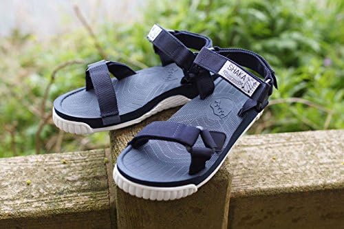 Amazon ザ マテリアル ワールド Br Br Shaka シャカ Br Climbing Br クライミング Br Navy ネイビー Br メンズサンダル レディース 男女兼用 ナイロン アウトドア 黒 紺 白 ネイビー Us10 約28cm シューズ バッグ