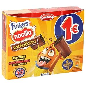 Cuetara, Nocilla Flakes, Gevulde granenkoekjes, 90 g