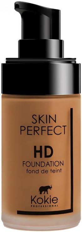 Kokie Cosmetics Hd Foundation, 100W, 1.01 Fluid Ounce