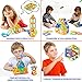 Magnetic Tiles Building Blocks Set Educational Toys for Kids with Storage Bag - 64Pcs