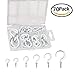 AWEHIRU COLIBYOU 70 Pieces Ceiling Hooks Cup Hooks Assortment Kit, 6 Sizes