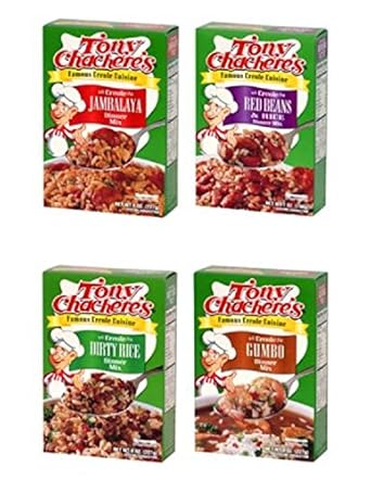 Tony Chachere Rice Dinner Mix, Variety Pack, 4 Count