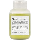Davines MOMO Moisturizing Shampoo & Conditioner for Dry, Dehydrated Hair, Add Softness & Shine, Detangling Formula