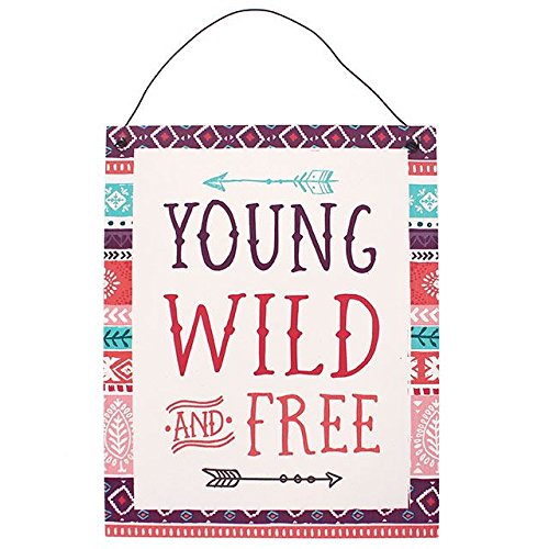 Wild & Free Metal Sign
