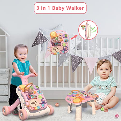 Year Old QDRAGON 3 In 1 Baby Walker And Activity Center For Baby Girl, Toddler 2 Year Old