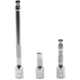Genius Tools 3 Piece 3/8" Dr. Wobble Extension Bar Set BE-32306