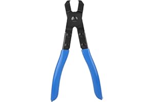ESTINK Clamp Pliers, Carbon Steel Universal Ear Type CV Boot Clamp Plier Professional Ear CV Joint Boot Clamps Band Tool Kit Auto Repair Tool Suitable for All Earless Type CVJ Boot Clamps