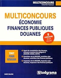 Carrières économie, finances publiques, douanes