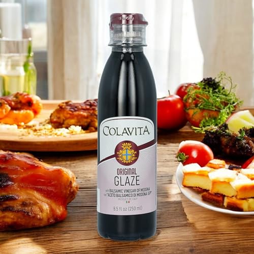 COLAVITA BALSAMIC GLAZE – ITALIAN IMPORT SQUEEZE BOTTLE, PERFECT FOR ENHANCING FLAVORS, 8.5 FL OZ (PACK OF 1)