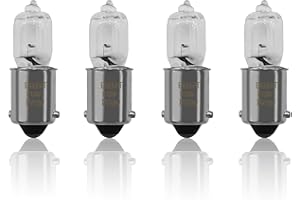 Eponcia 4PCS H10W Bulb 12V 10W BAX9s BAY9s Rear Turn Signal Light Daytime Running Lights Third Brake Fog Light Bulb Parking L