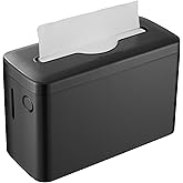 Multifold Paper Towel Dispenser Countertop, Heavy Duty Wide-Design, 300-Sheet Large Capacity Black Paper Towel Holder, Compatible with Tork, AmazonCommercial, Kleenex, Scott, Pacific Multifold Towels