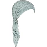 Pre Tied Chemo Head Scarf for Women Turban Headwear Hats Bandana Headwrap Caps for Cancer Hair Loss Cover