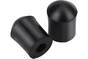 ZERONE 2pcs Double Bass Endpin Rubber Tip, Stopper Black Protector End Accessory Rock Stop Double Bass End Tip Stopper End Musical Instrument Accessories Bass Parts Replacement Tip