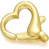 14K Yellow Gold Clasp for DIY Necklace Bracelet Jewelry Making, Lobster Clasp Extender Necklace Clasp Connector Bracelet Extension(Style 13)