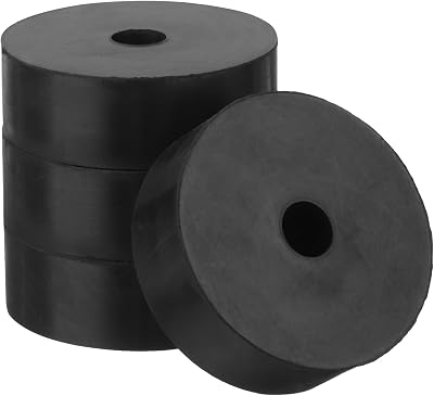 PATIKIL Rubber Vibration Isolation Washer 2.4" OD 0.5" ID 0.8" Thick 4 Pack