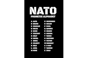 NATO Phonetic Alphabet Military Chart Notebook: Graph Paper 5x5 | Must-Have for Tactical Minds | Stay Organized and Ready for