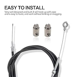 Spurick 71 Inch Throttle Cable for Go Kart Predator