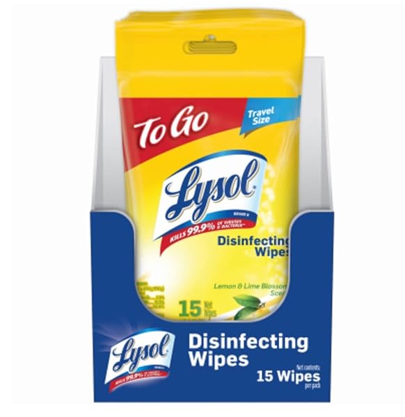 LYSOL DISINFECTING WIPES – LEMON & LIME BLOSSOM...
