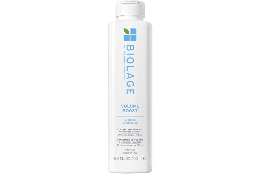 Biolage Volume Boost Shampoo for Fine Hair – Creates Lasting, Lightweight Volume, Root Lift & Shine, With Cellulose and Peptides, Vegan, Paraben and Silicone-Free
