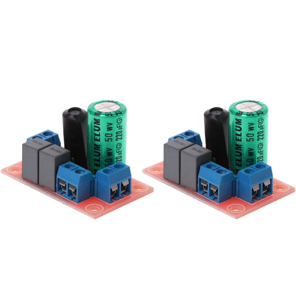 Fasizi 2pcs Ajustable Treble Bass 2 Way Audio Frequency Divider Speaker Crossover Filters