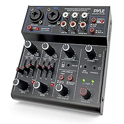 Professional Wireless DJ Audio Mixer - 4 Channel