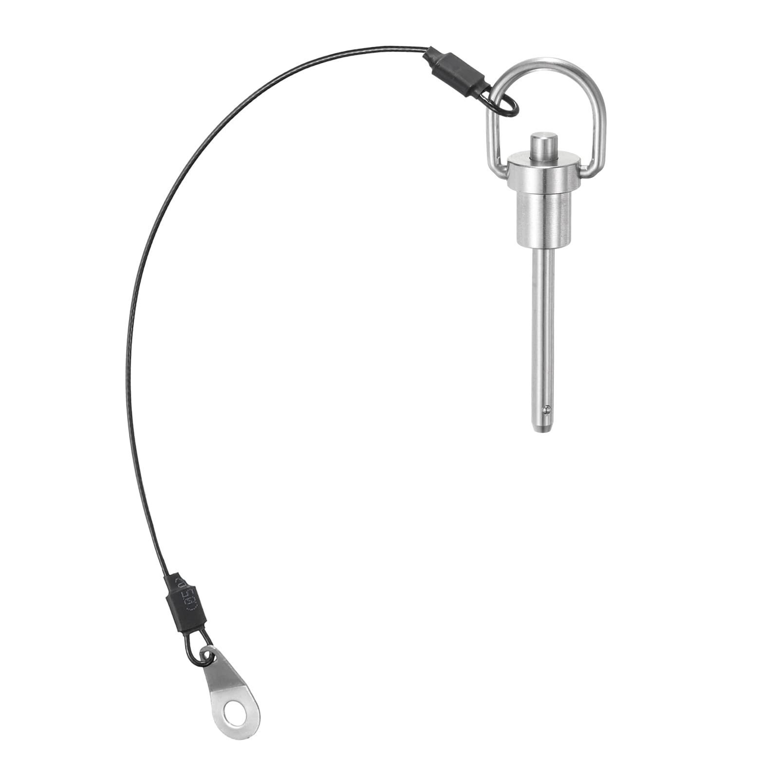 DTGN 6mmx40mm(DxL) Quick Release Pin - Good for Quickly Connecting and Hooking Up Components - 304 Stainless Steel Ball Locking Pins with Push Button - Silver