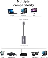 Cysslogy 4K HDMI to USB 2.0 Capture Card 1080P 30FPS Stream Game Video Conf view 7