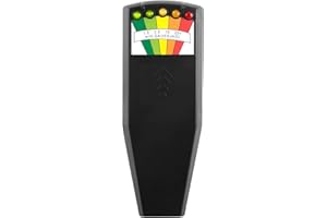 JINYI Emf Detector Meter: Emf Meter Radiation Detector for EF RF MF - Handheld Emf Detector or Home and Office Emf Inspections and Ghost Hunting, Black