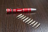 Rolson 28226 9-in-1 Precision Screwdriver Set Aluminium Magnetic Bits view 3