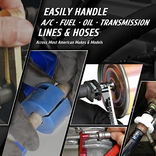 Master Quick Disconnect Tool Set, 25pc Line Disconnect Tool Kit for A/C Fuel & Transmission