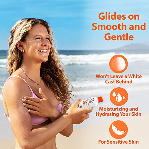 Safe Sea Jellyfish StingBlocking Sunscreen, SPF 50+ Lotion 4oz