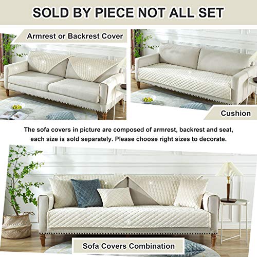 Royhom Sectional Sofa Cover, Sectional Couch Covers, Sofa Seat Covers