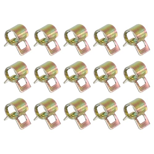 uxcell Spring Hose Clamp 5mm Silicone Fuel Pipe Tool