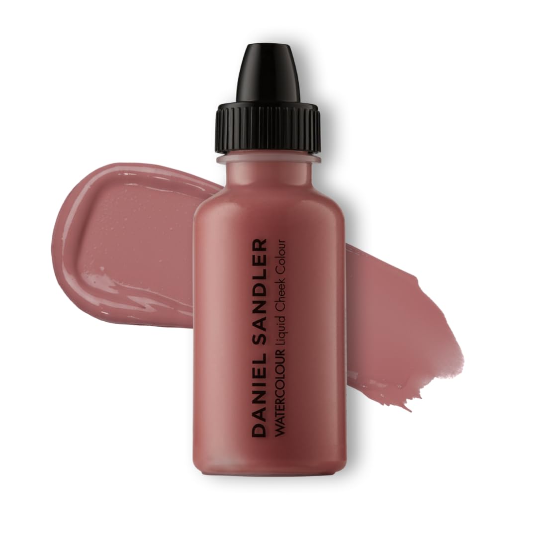 Daniel Sandler WATERCOLOUR LIQUID BLUSH 'GLAMOUR' – Lightweight, Buildable, Water-Resistant Formula for Cheeks, Lips & Eyes