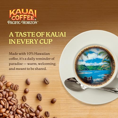 KAUAI COFFEE ESPRESSO PODS COMPATIBLE WITH NESPRESSO ORIGINAL COFFEE MAKERS – ARABICA COFFEE, 10% HAWAIIAN – MEDIUM ROAST, FLORAL NOTES & SMOOTH FINISH – WAILUA FALLS, 1 PACK OF 10 ESPRESSO PODS