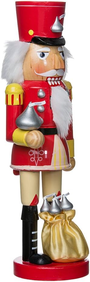 Nutcrackers - Kurt S. Adler Hershey Kisses Soldier Nutcracker, 14-Inch Red