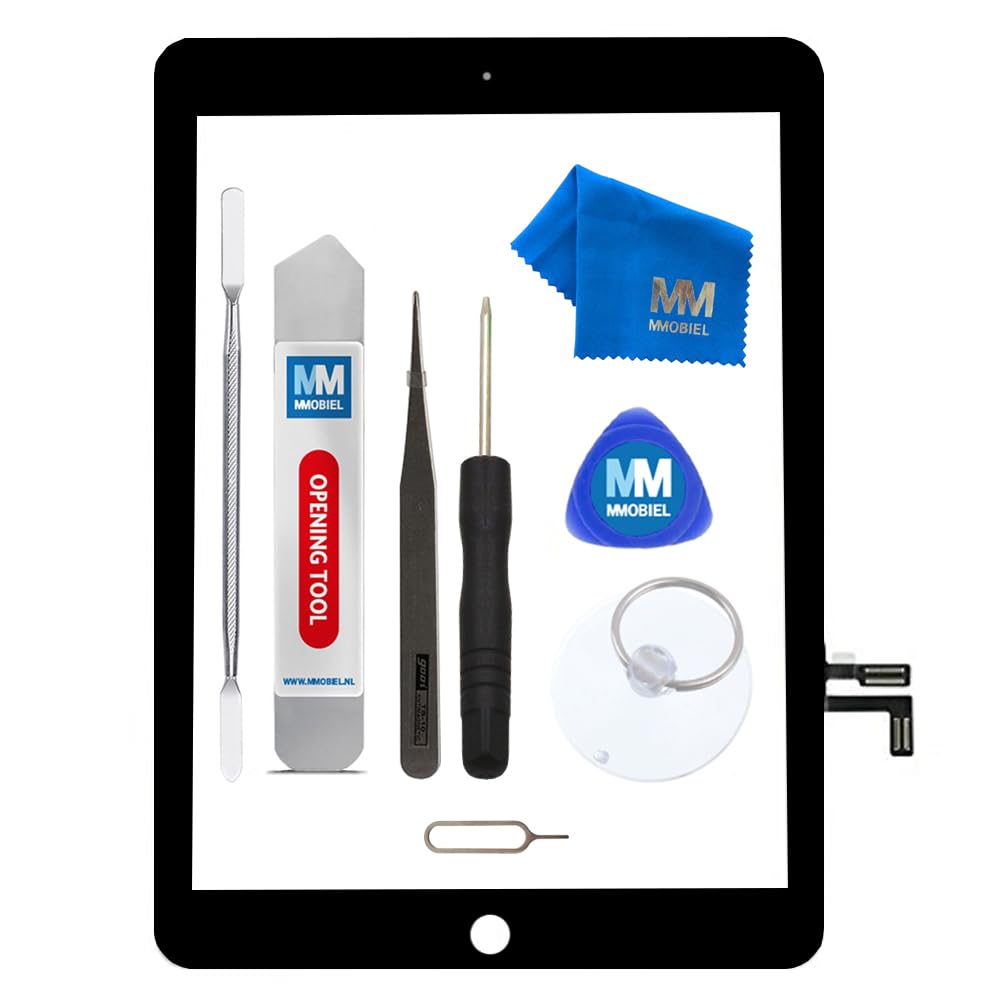 MMOBIEL Digitizer Compatible with iPad 5 2017 (Black) 9.7 Inch Touchscreen Display Replacement with Tools