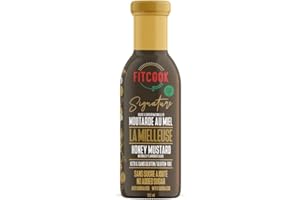 The Mielleuse - Honey Mustard Sauce by Fit Sauces - No Sugar Added, Keto & Vegan - Healthy and Tasty Sauce 340 ml (Pack of 1)