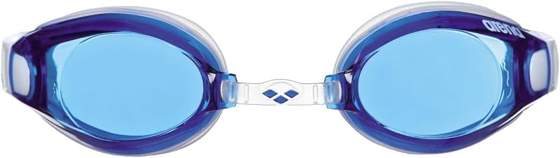 Óculos de natação unissex Zoom X-Fit para adultos, óculos de piscina com lentes grandes, com proteção UV e antiembaçamento, ponte do nariz ajustável, juntas de silicone