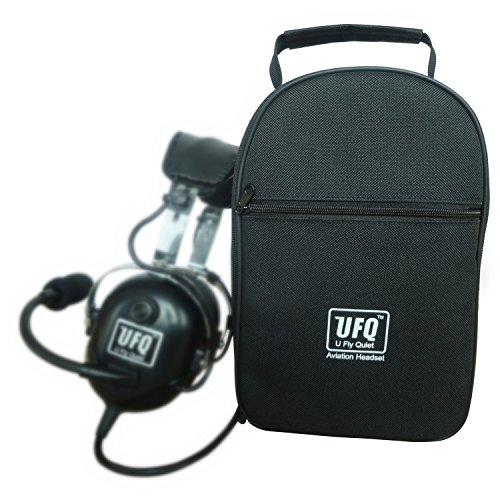 UFQ A28 Delux Silver Color Great ANR Aviation Headset Active Noise Reduction-Compare with Rugged Air RA950 BUT UFQ A28 with Mp3 Input Bose Grade Hi-Fi Sound for Music and Free with a Headset Bag - Thumbnail 7