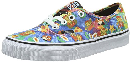 VANS Unisex Nintendo Authentic Super Mario Bros/Tie-Dye VN0004MLJPA Mens 11.5, Womens 13