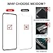Meidom Screen Protector Compatible with iPhone 13/13 Pro 2 Packs, Full Coverage Anti-Scratch Screen Protector (6.1 inches) - Black Edge